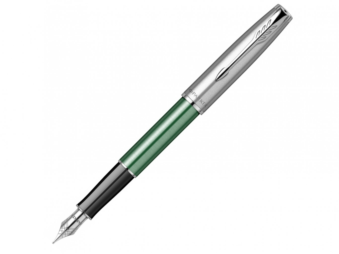 Ручка перьевая Parker «Sonnet Essentials Green SB Steel CT»