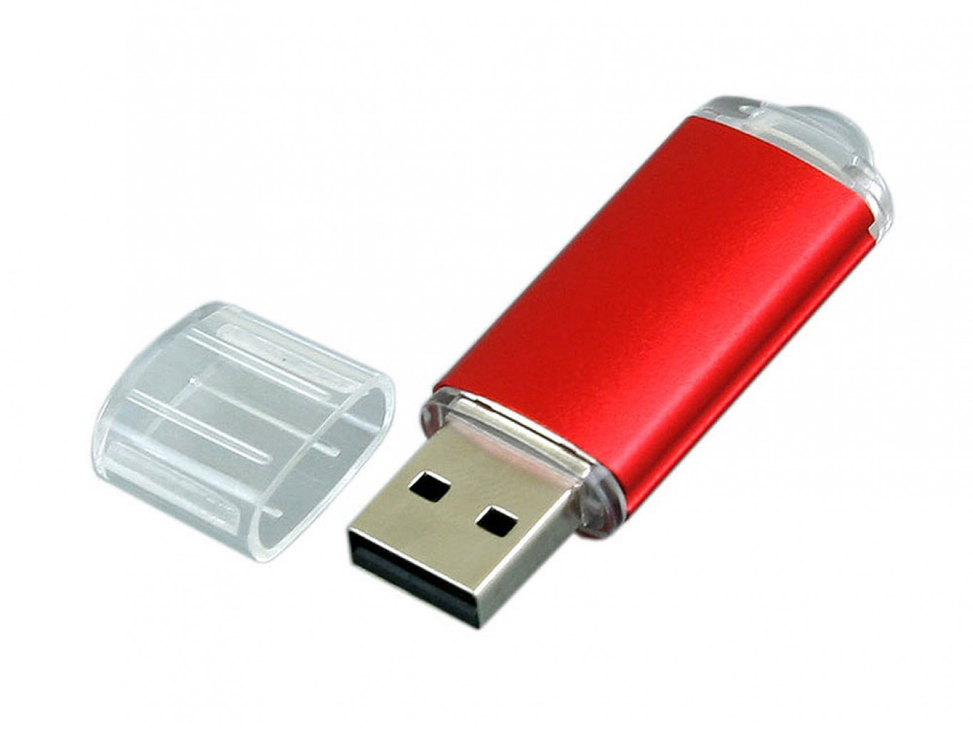 USB 3.0- флешка на 128 Гб с прозрачным колпачком