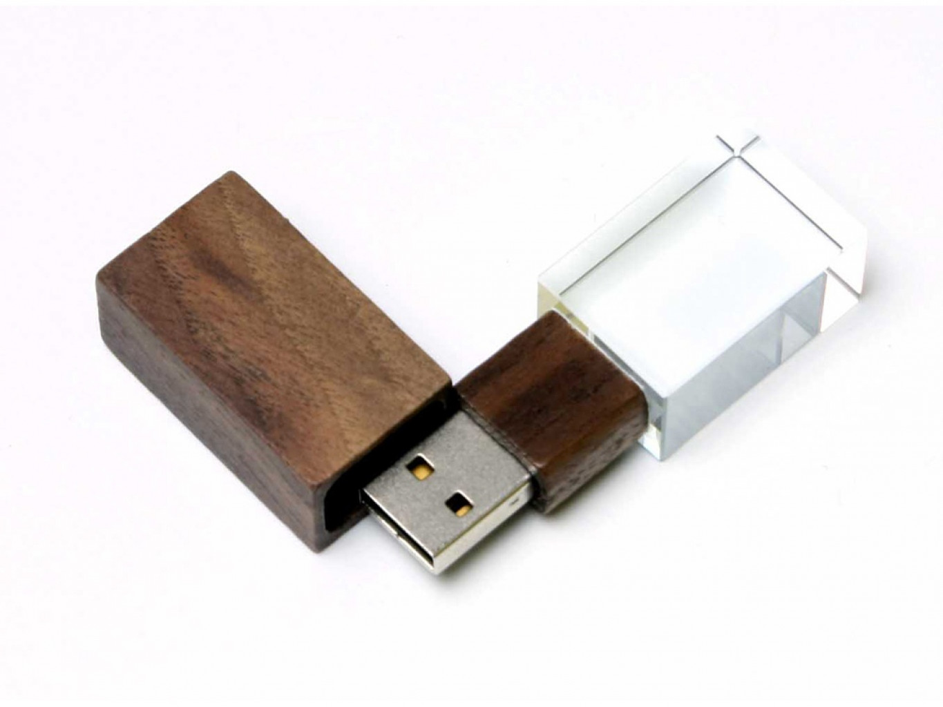 USB 2.0- флешка на 64 Гб прямоугольной формы