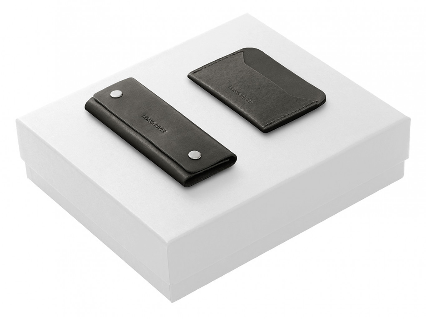 Подарочный набор Long River: картхолдер, ключница Подарочный набор Long River: картхолдер, ключница