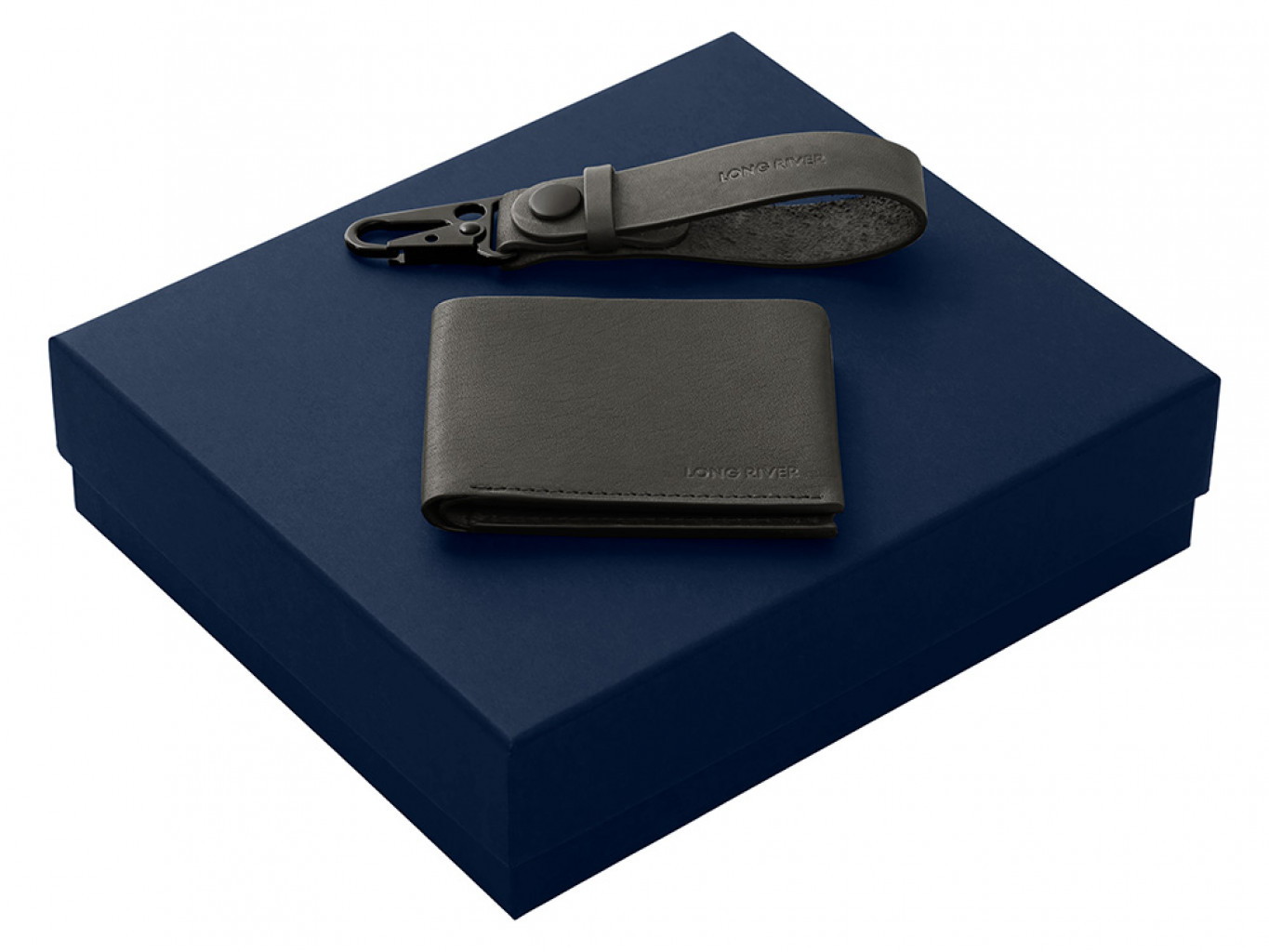 Подарочный набор Long River: кошелек, ремешок для ключей Подарочный набор Long River: кошелек, ремешок для ключей