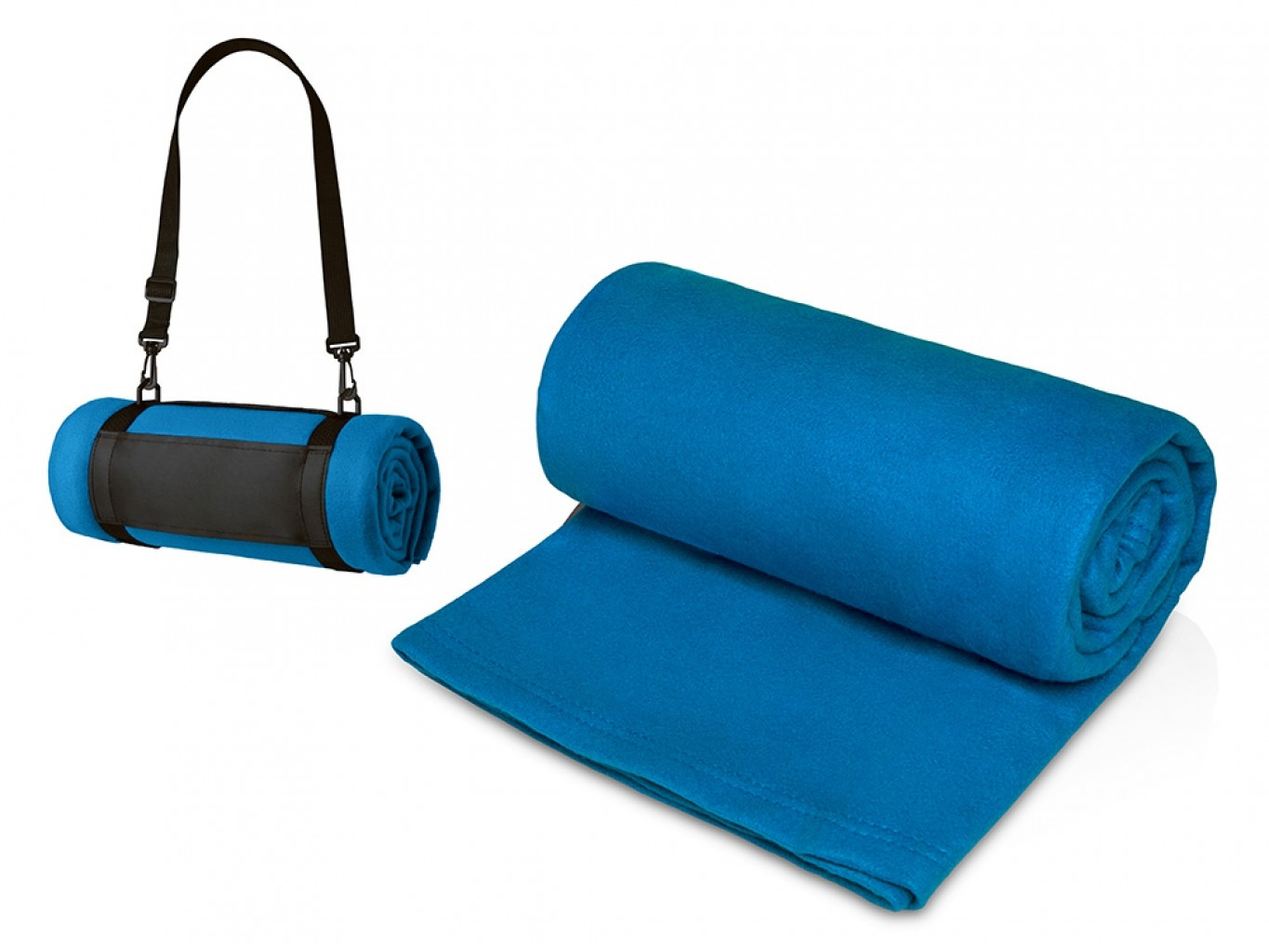 Плед «Нежность» с ремешком на плечо