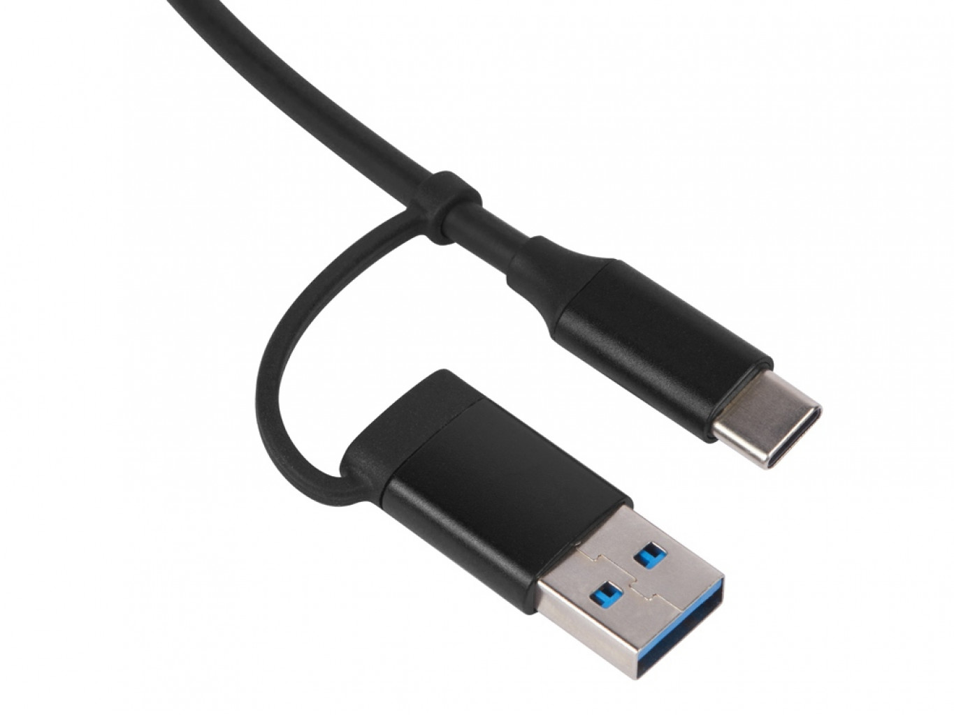 USB-хаб «Link» с коннектором 2-в-1 USB-C и USB-A, 2.0/3.0