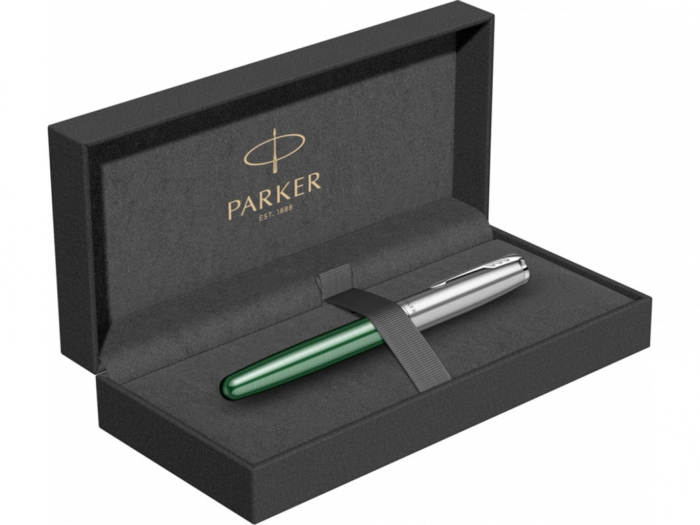 Ручка перьевая Parker «Sonnet Essentials Green SB Steel CT»