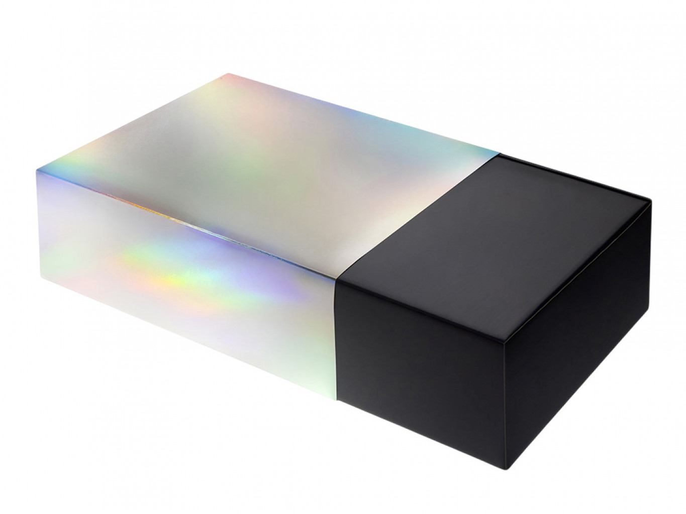 Подарочная коробка с голографическим шубером «Aurora», XL