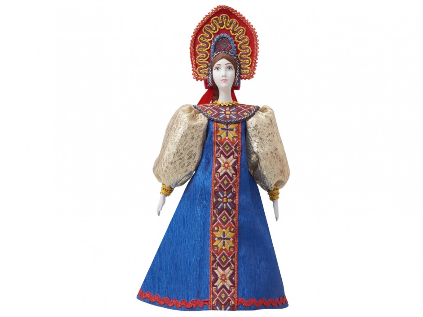 Подарочный набор: кукла фарфоровая, мёд с миксом из орехов Подарочный набор: кукла фарфоровая, мёд с миксом из орехов