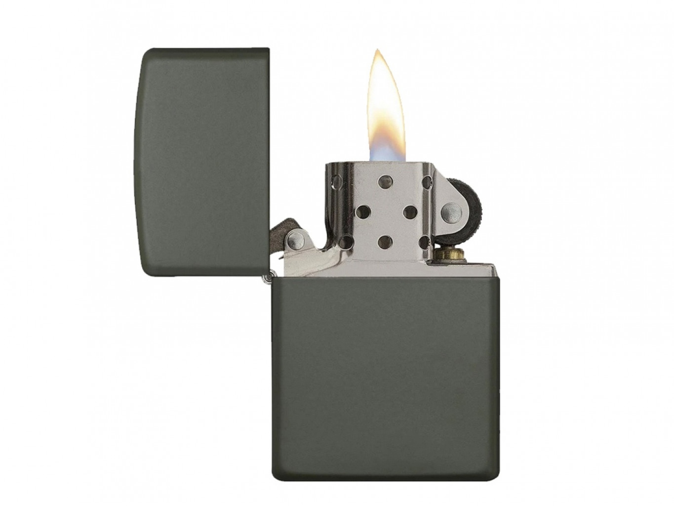 Зажигалка ZIPPO Classic с покрытием Green Matte