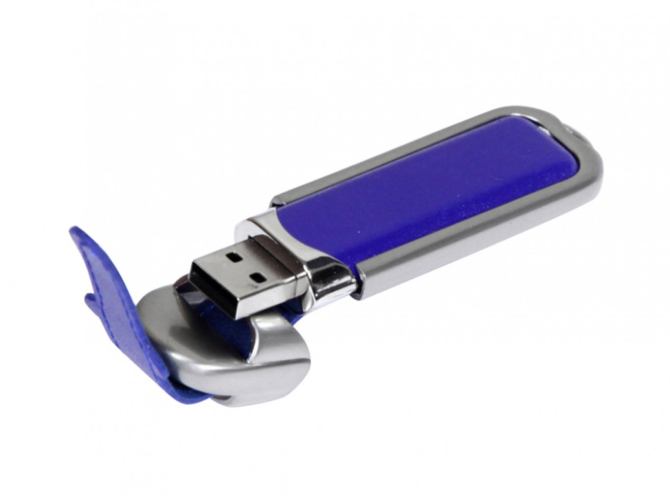 USB 2.0- флешка на 64 Гб с массивным классическим корпусом