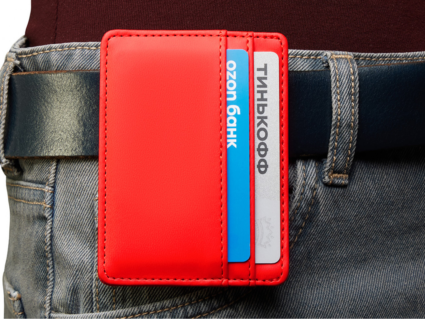 Картхолдер для двух карт и наличных денег с зажимом «Crave»