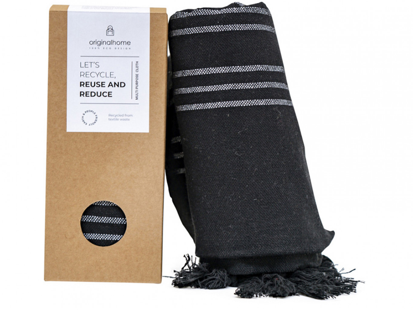 Плед 3-в-1 из переработанного хлопка