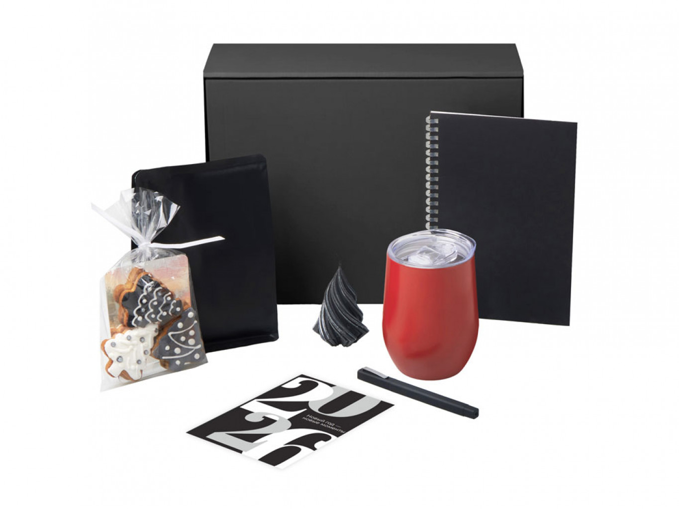 Подарочный набор «Re:Start» с термокружкой, кофе и блокнотом