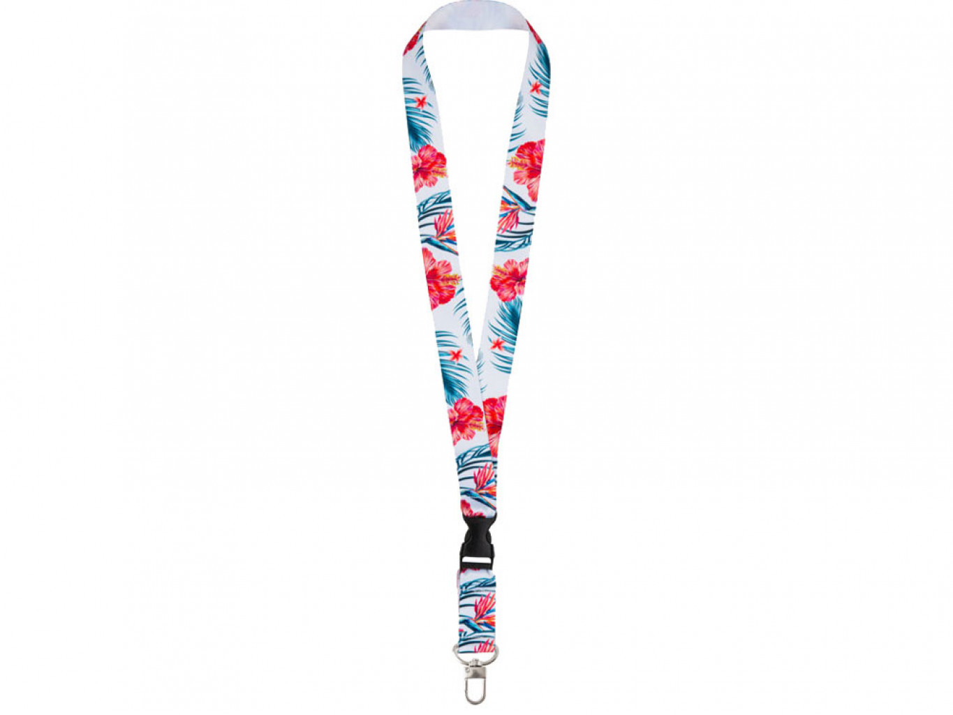 Ланъярд под сублимацию с карабином и межуровневым замком, 2,5 см