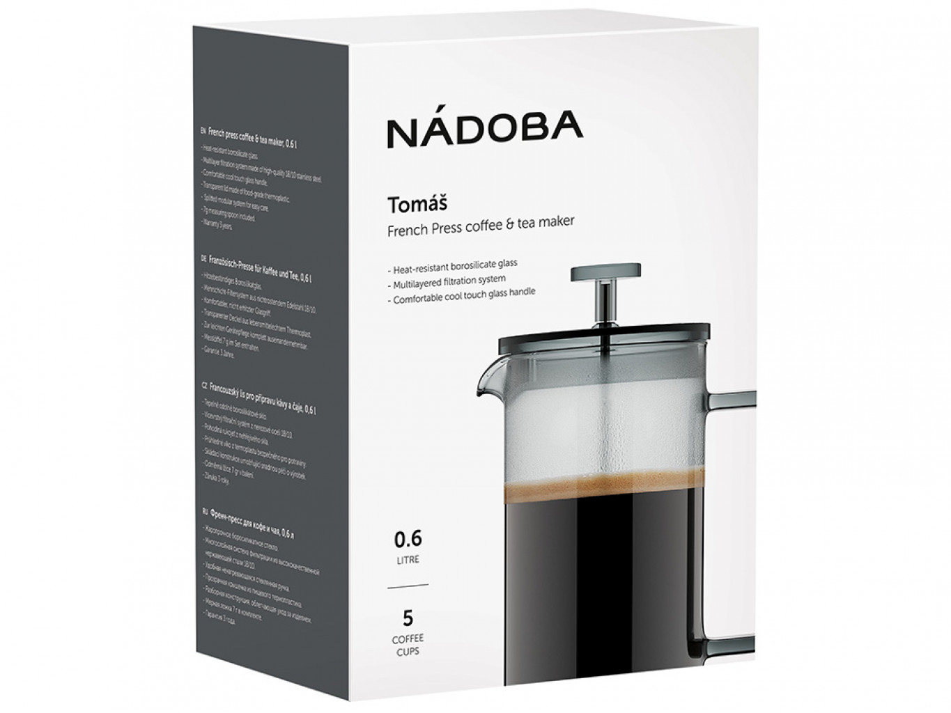 Френч-пресс «TOMAS», 600 мл