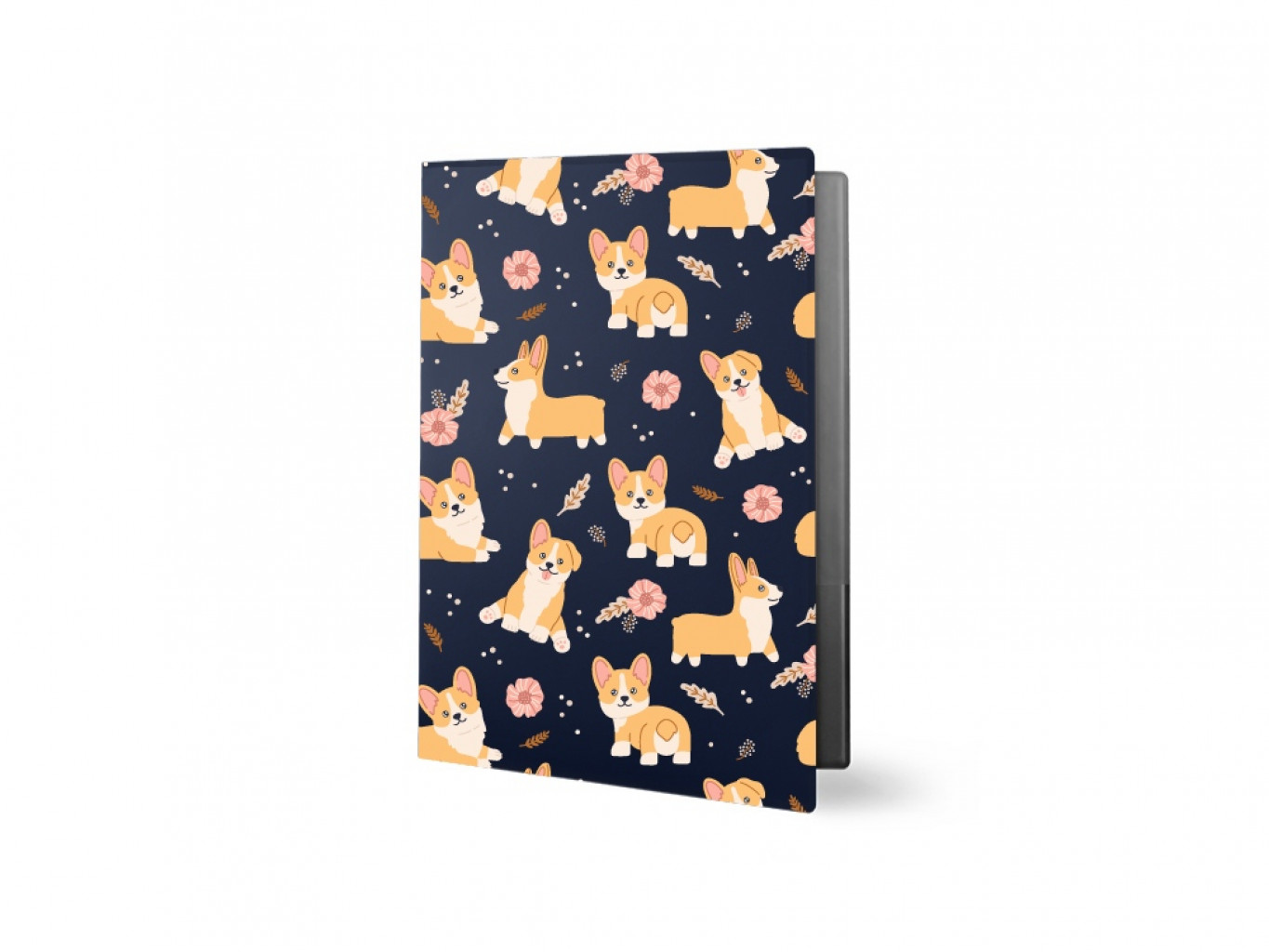 Папка для документов с возможностью полноцветной УФ-печати, софт-тач