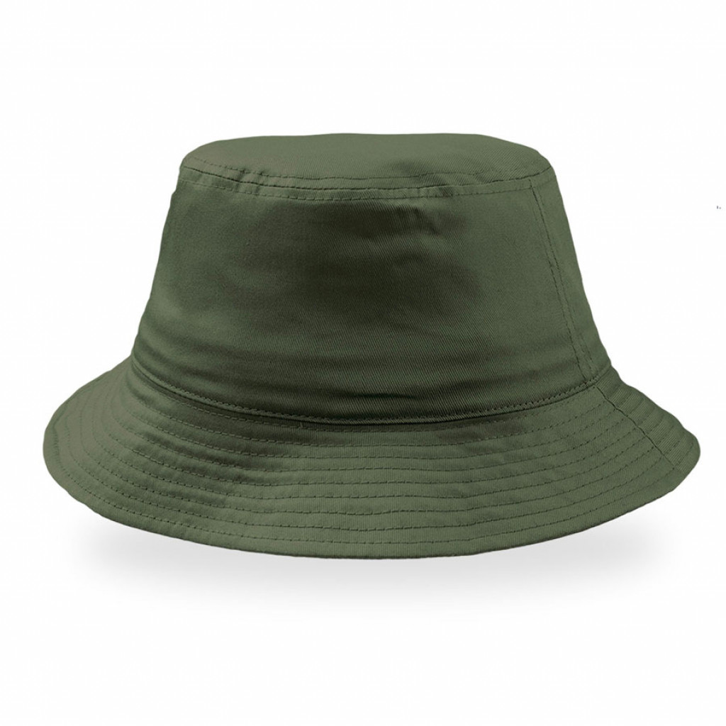 Панама BUCKET COTTON, оливковый, 100% хлопок, 180 г/м2