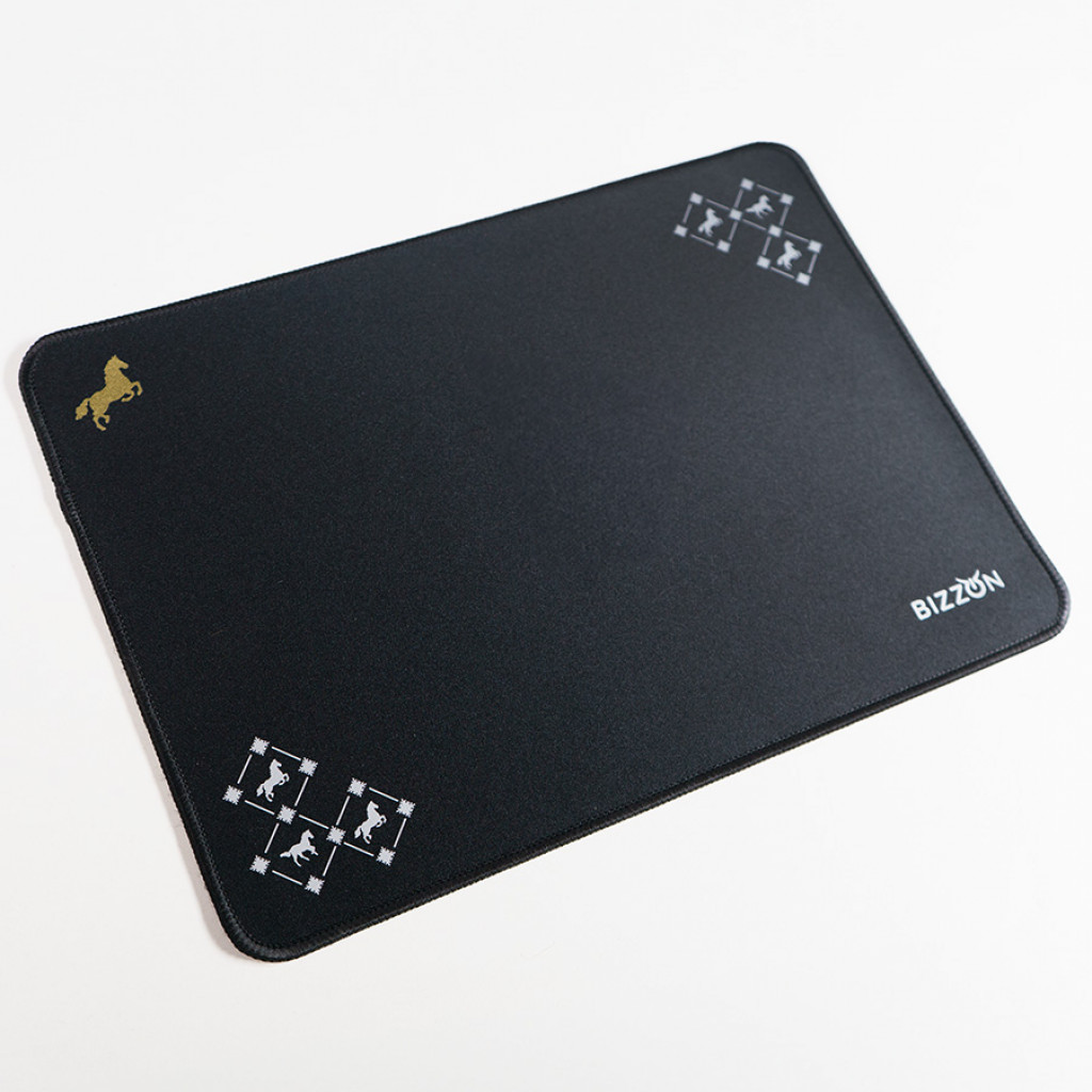 Коврик для мыши GLIDE M, 35*25*0,3см, прошитый край, черный