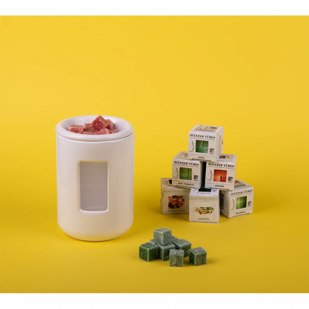 Аромалампа SCENT, белый, 12,5х8,5см, керамика=