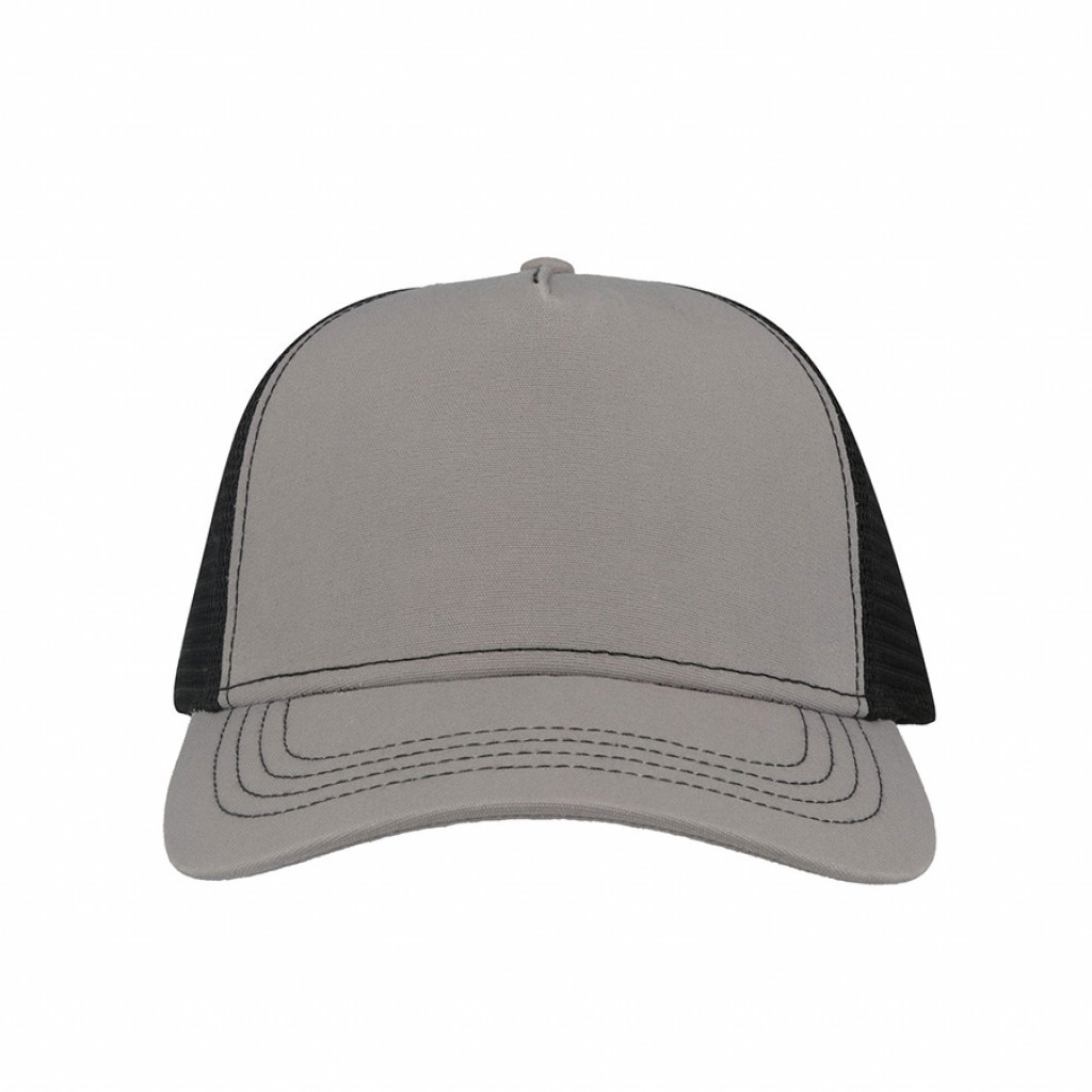 Бейсболка RAPPER CANVAS, 5 клиньев, пластиковая застёжка