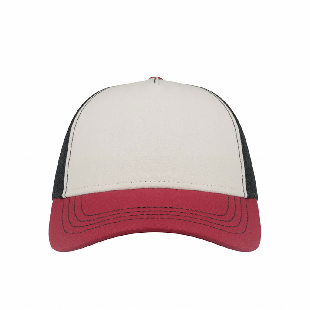 Бейсболка RAPPER CANVAS-S, 5 клиньев, пластиковая застёжка