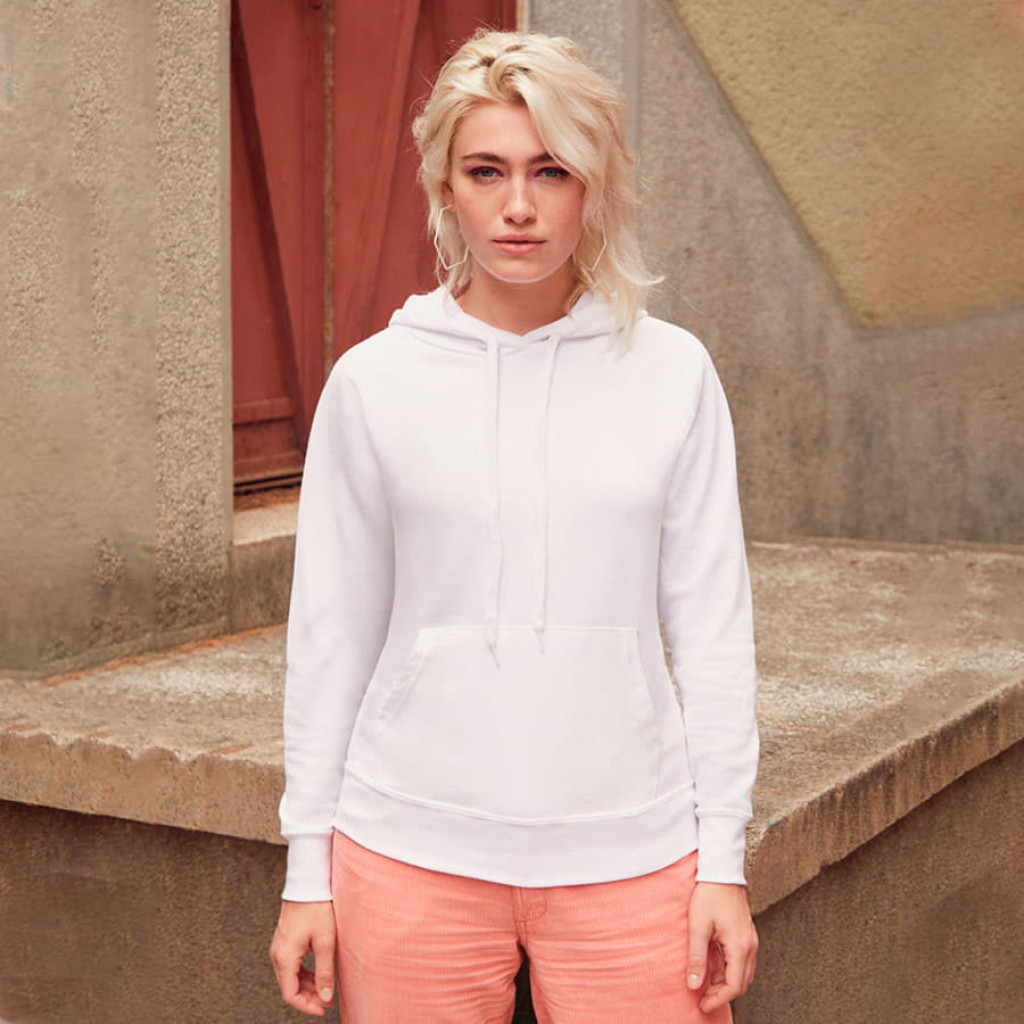 Толстовка женская без начеса LIGHTWEIGH HOODED SWEAT 240 Толстовка женская без начеса LIGHTWEIGH HOODED SWEAT 240