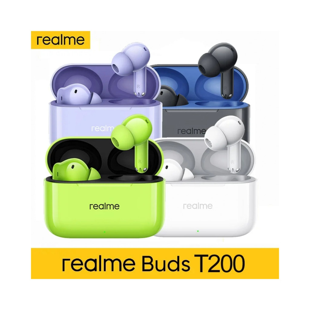 Наушники беспроводные Realme Buds T200 (RMA2410) Наушники беспроводные Realme Buds T200 (RMA2410)