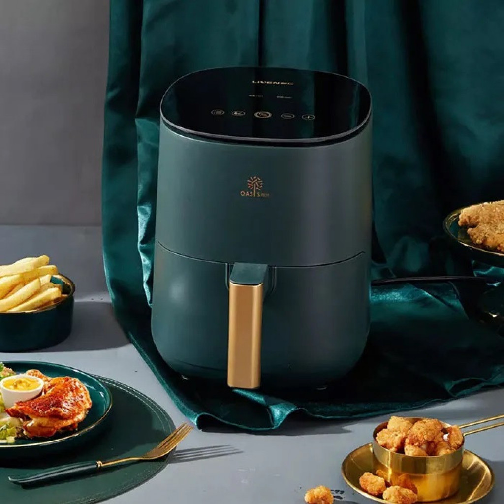 Аэрогриль Xiaomi Liren Liven G-5 Smart Oil Free Air Fryer Dark green (G-5)