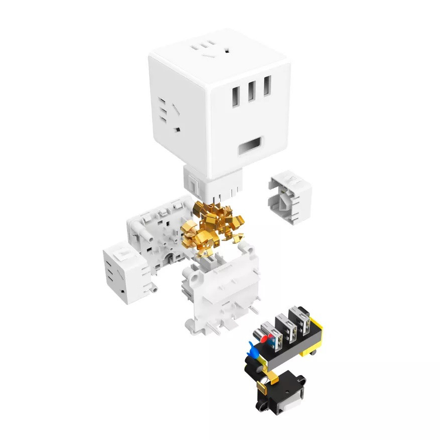 Разветвитель Xiaomi Mijia Rubik's Cube Converter (MJCXB3-02QM) Разветвитель Xiaomi Mijia Rubik's Cube Converter (MJCXB3-02QM)