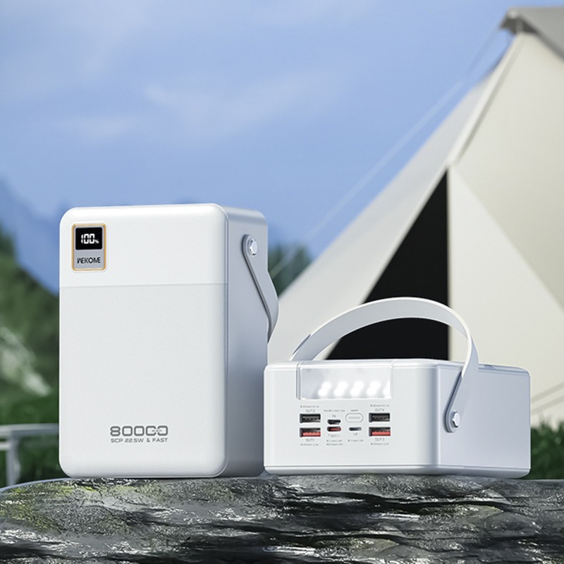 Внешний аккумулятор WEKOME Power Bank 80000mAh 22.5W (WP-78) Внешний аккумулятор WEKOME Power Bank 80000mAh 22.5W (WP-78)