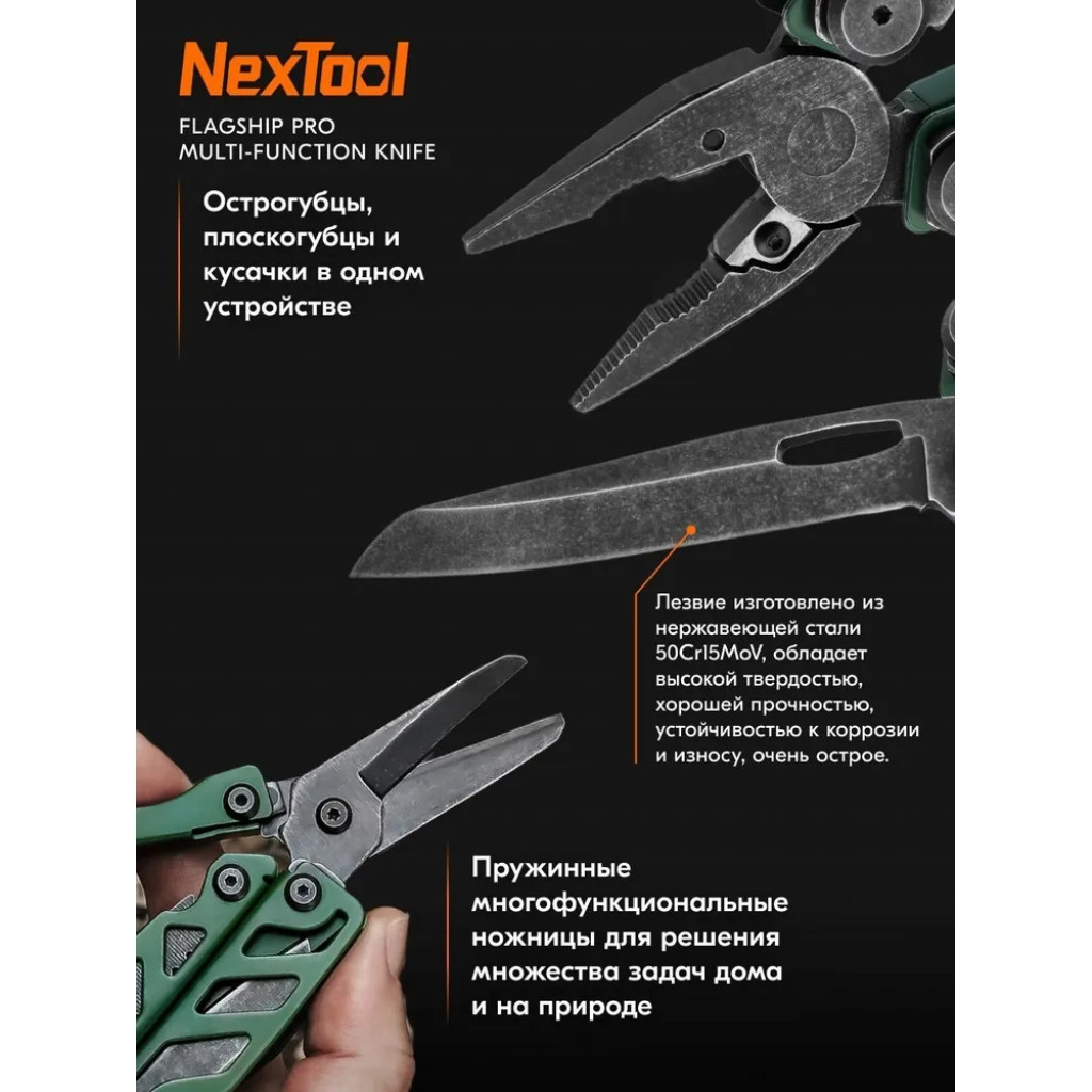 Мультитул Xiaomi NexTool Flagship Pro (NE0104/NE20220) Мультитул Xiaomi NexTool Flagship Pro (NE0104/NE20220)
