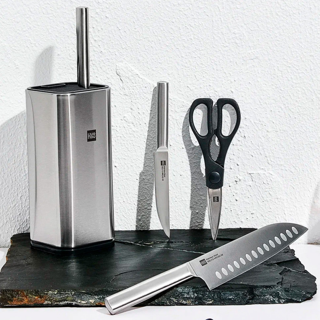 Набор стальных ножей Xiaomi Huo Hou Stainless Steel Kitchen Knife Set (HU0095)