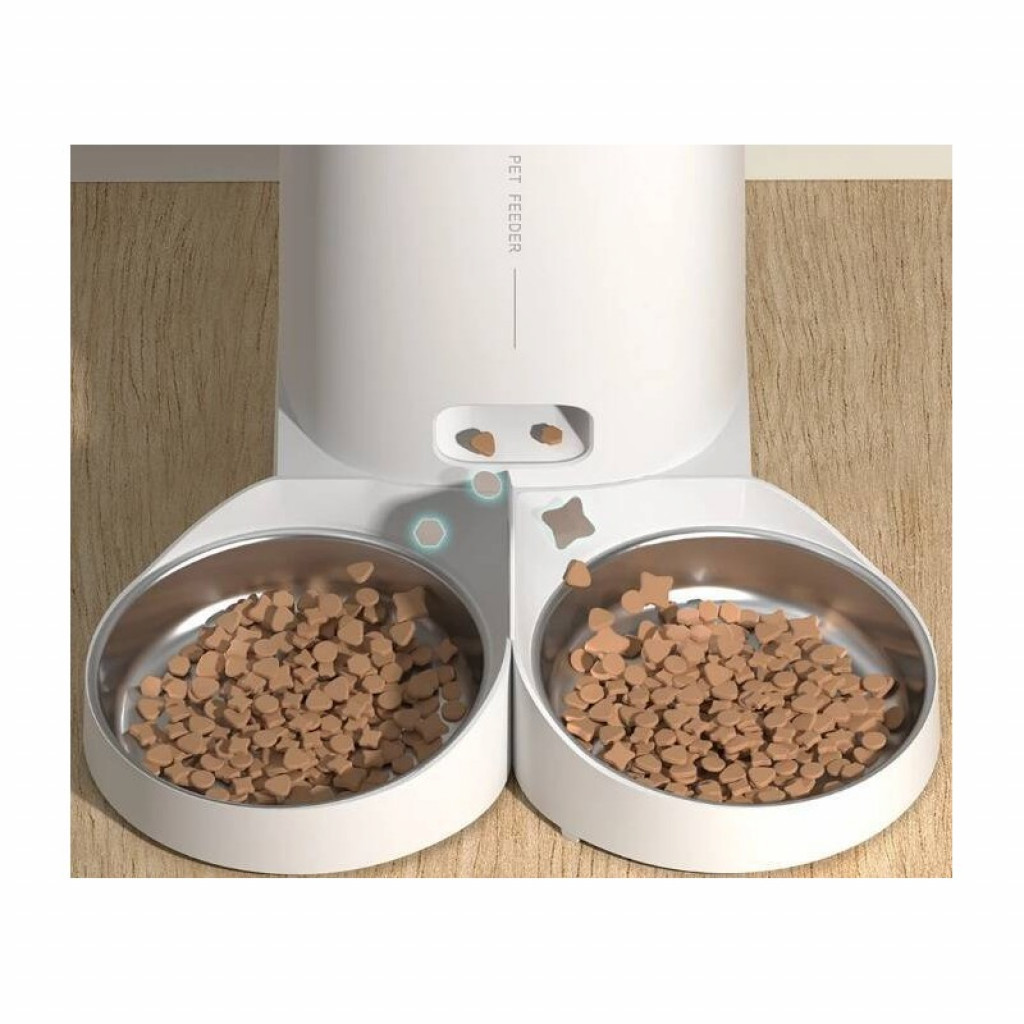 Умная кормушка для животных Xiaomi Rojeco 4L Automatic Pet Feeder WiFi Version Double Bowl (PTM-001 Dual) Умная кормушка для животных Xiaomi Rojeco 4L Automatic Pet Feeder WiFi Version Double Bowl (PTM-001 Dual)
