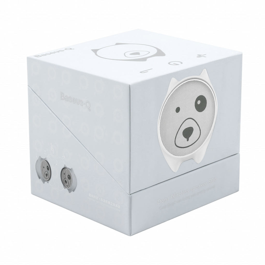 Портативная колонка Baseus Dogz Wireless Speaker E06 (NGE06-02) Портативная колонка Baseus Dogz Wireless Speaker E06 (NGE06-02)