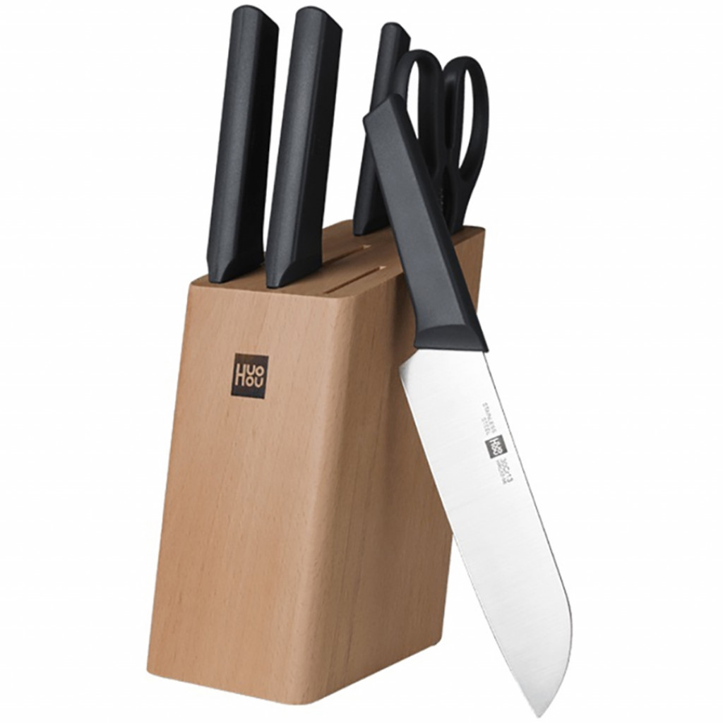 Набор кухонных ножей Xiaomi Huo Hou 6-Piece Kitchen Knife Set Lite (HU0057)