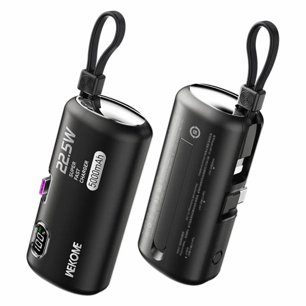 Внешний аккумулятор WEKOME Power Bank 5000mAh Companion Series 22.5W Super Fast Charging Emergency (WP-19) Внешний аккумулятор WEKOME Power Bank 5000mAh Companion Series 22.5W Super Fast Charging Emergency (WP-19)