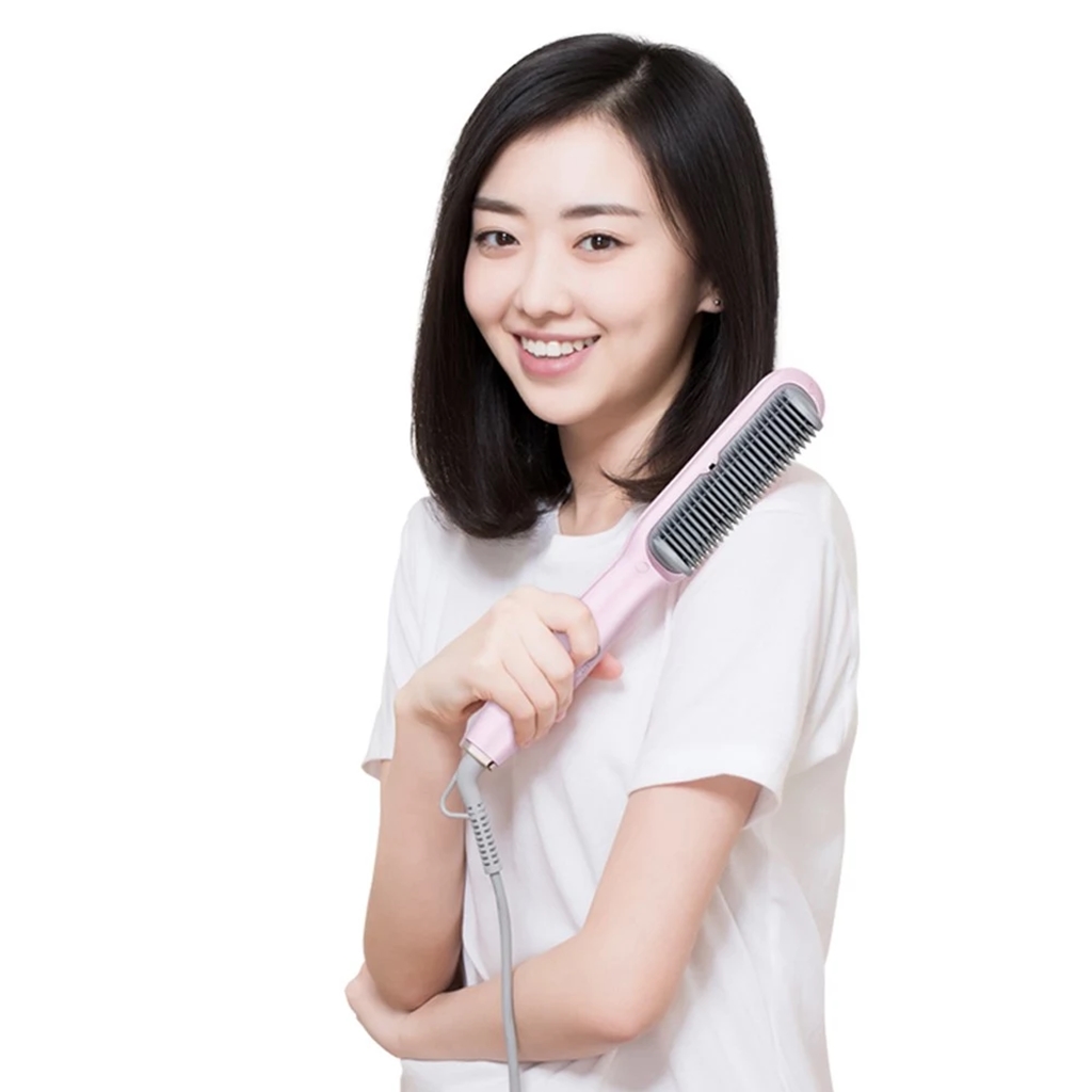 Расческа-выпрямитель Xiaomi Yueli Negative Ion Straight Hair Comb (HS-528P)