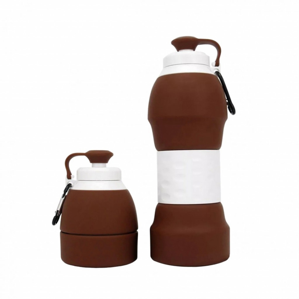 Силиконовая складная бутылка для воды 580 мл Xiaomi Collapsible Silicone Water Bottle