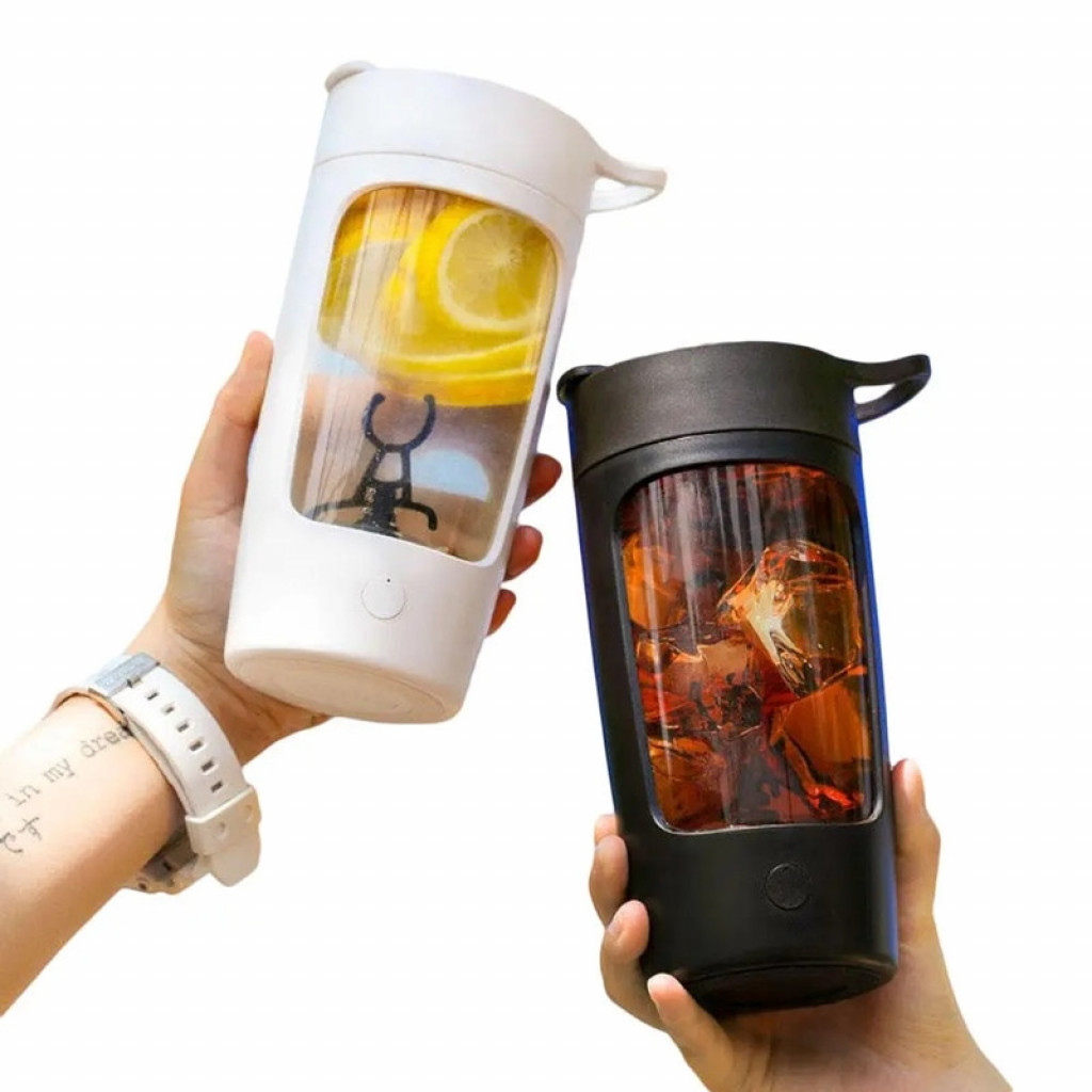 Электрический шейкер Xiaomi Qwerty Portable Sport Mixer Bottle USB Electric Protein Powder Shaker Juice