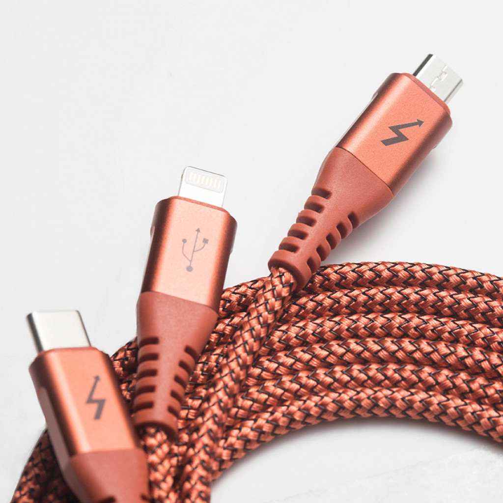 Кабель Xiaomi Solove 3-в-1 USB to Lightning/Micro/Type-C 120см (DW1RedRUS) Кабель Xiaomi Solove 3-в-1 USB to Lightning/Micro/Type-C 120см (DW1RedRUS)