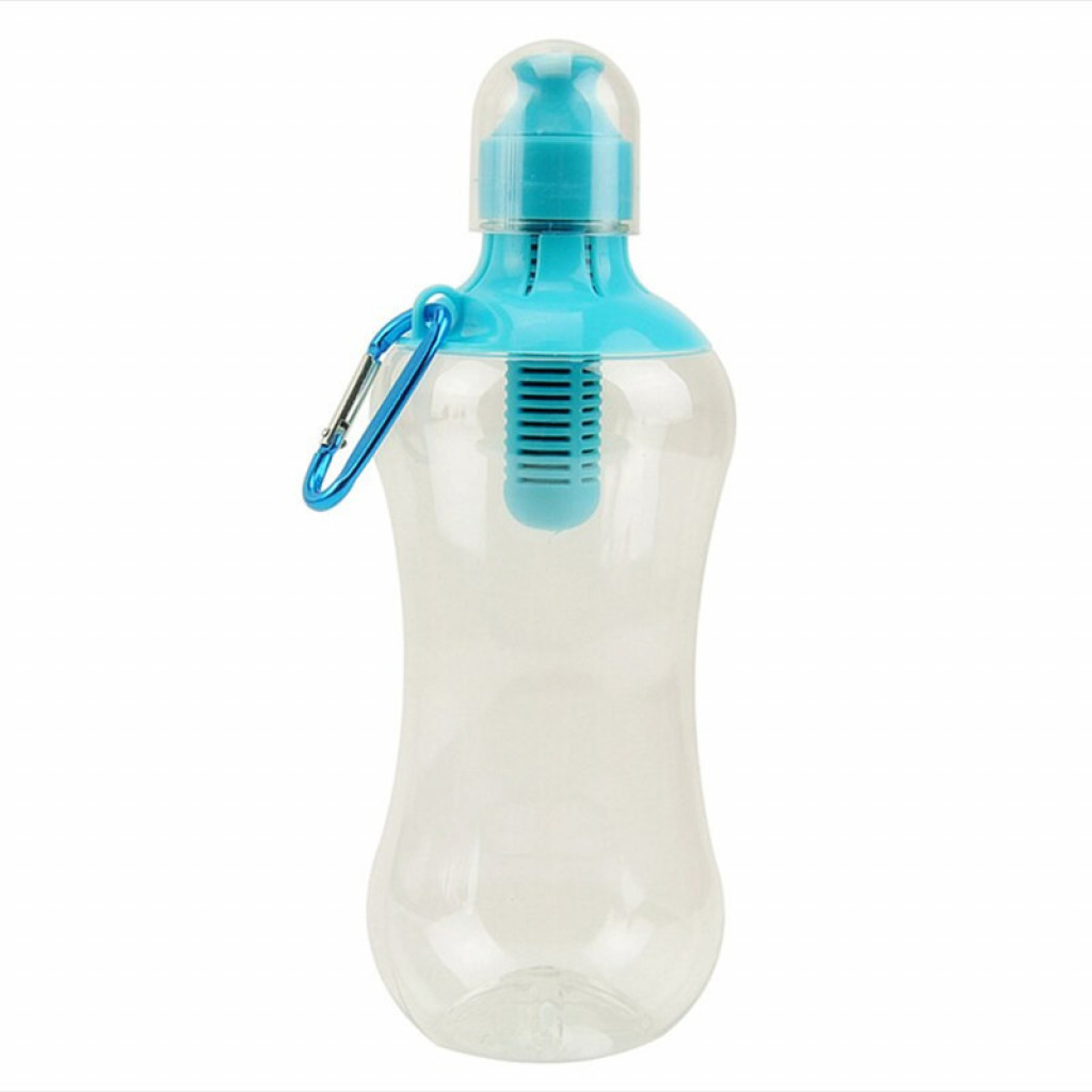 Бутылка для воды с фильтром увлажнения Qwerty Water Bottle With Humidification Filter 550 мл