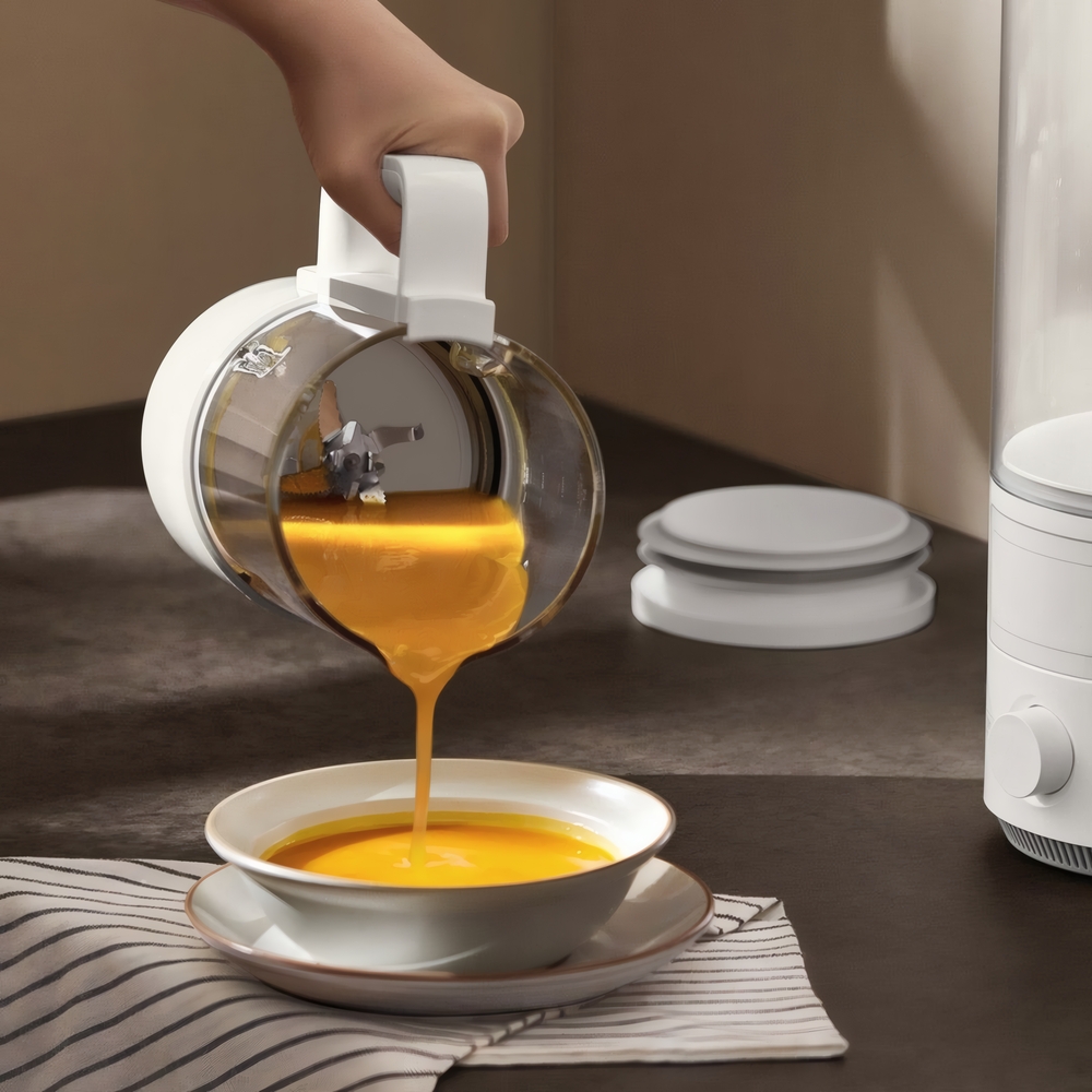 Умный блендер с функцией нагрева Xiaomi Mijia Intelligent Light Sound Wall Breaker S1 White (MPBJ003CM)