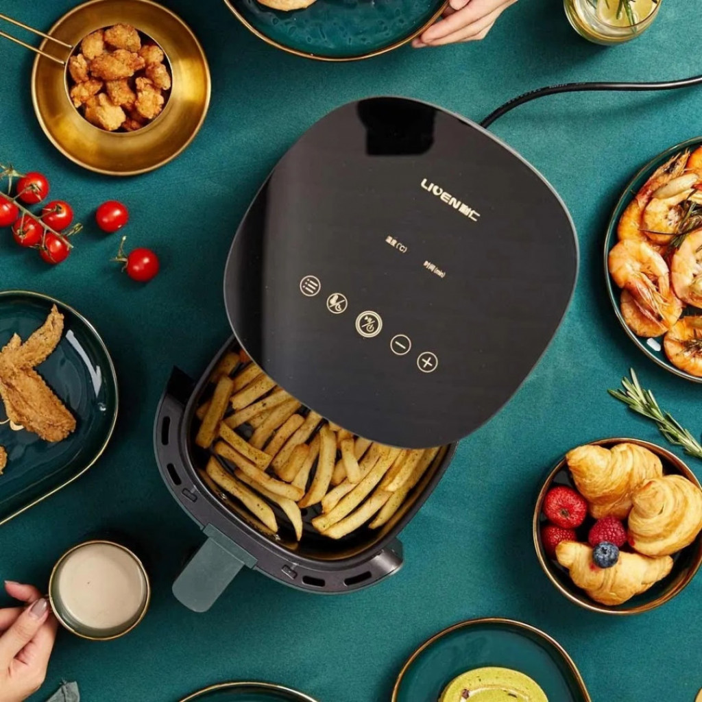 Аэрогриль Xiaomi Liren Liven G-5 Smart Oil Free Air Fryer Dark green (G-5)