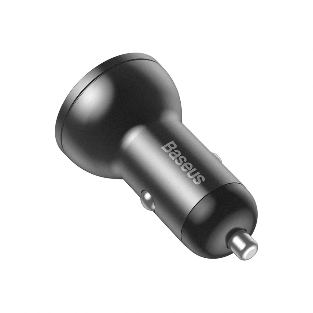 Автомобильное зарядное устройство Baseus Dual USB-A Car Charger 24W 4.8A (CCBX-0G)