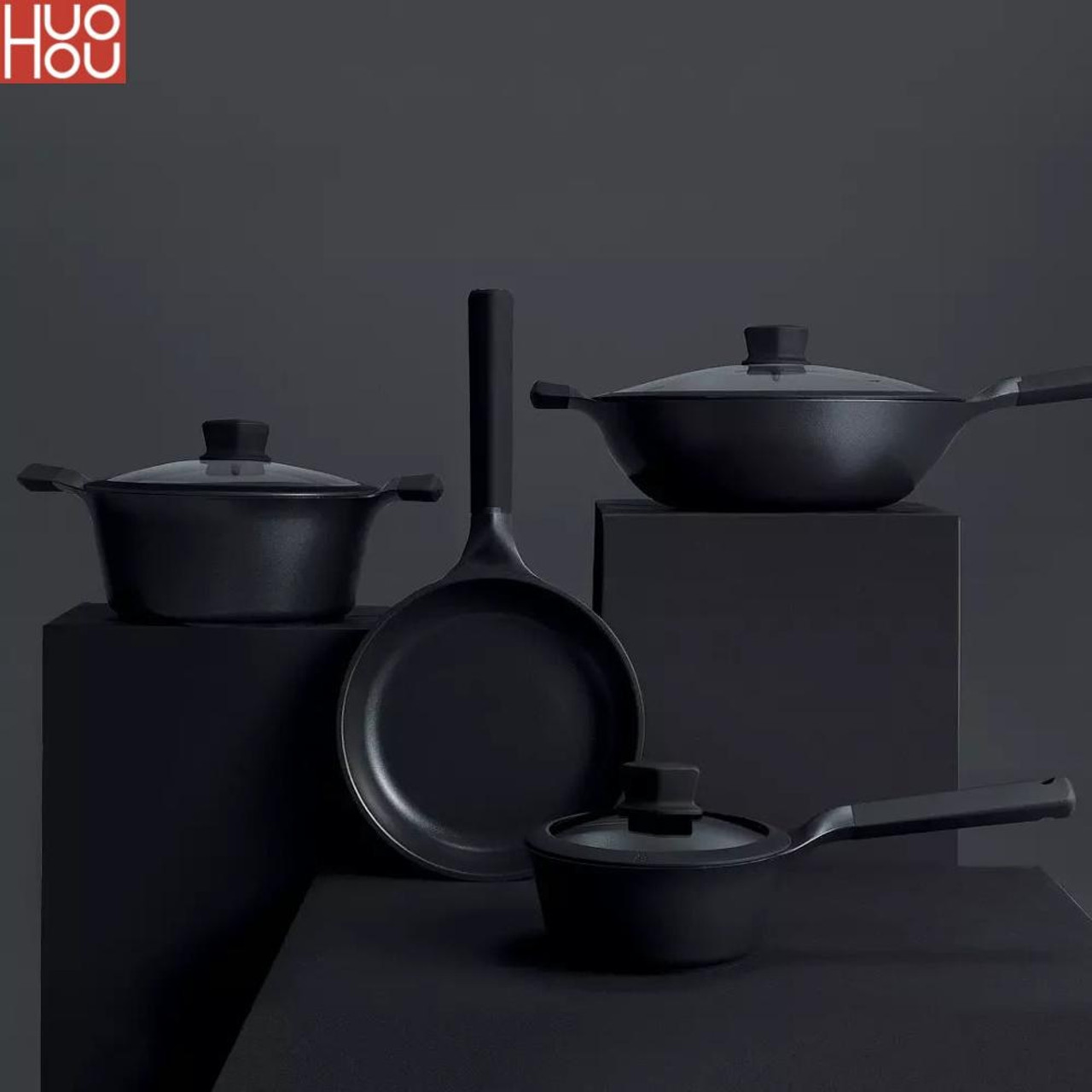 Набор посуды Xiaomi HuoHou Heat Super Platinum Non-Stick Pan