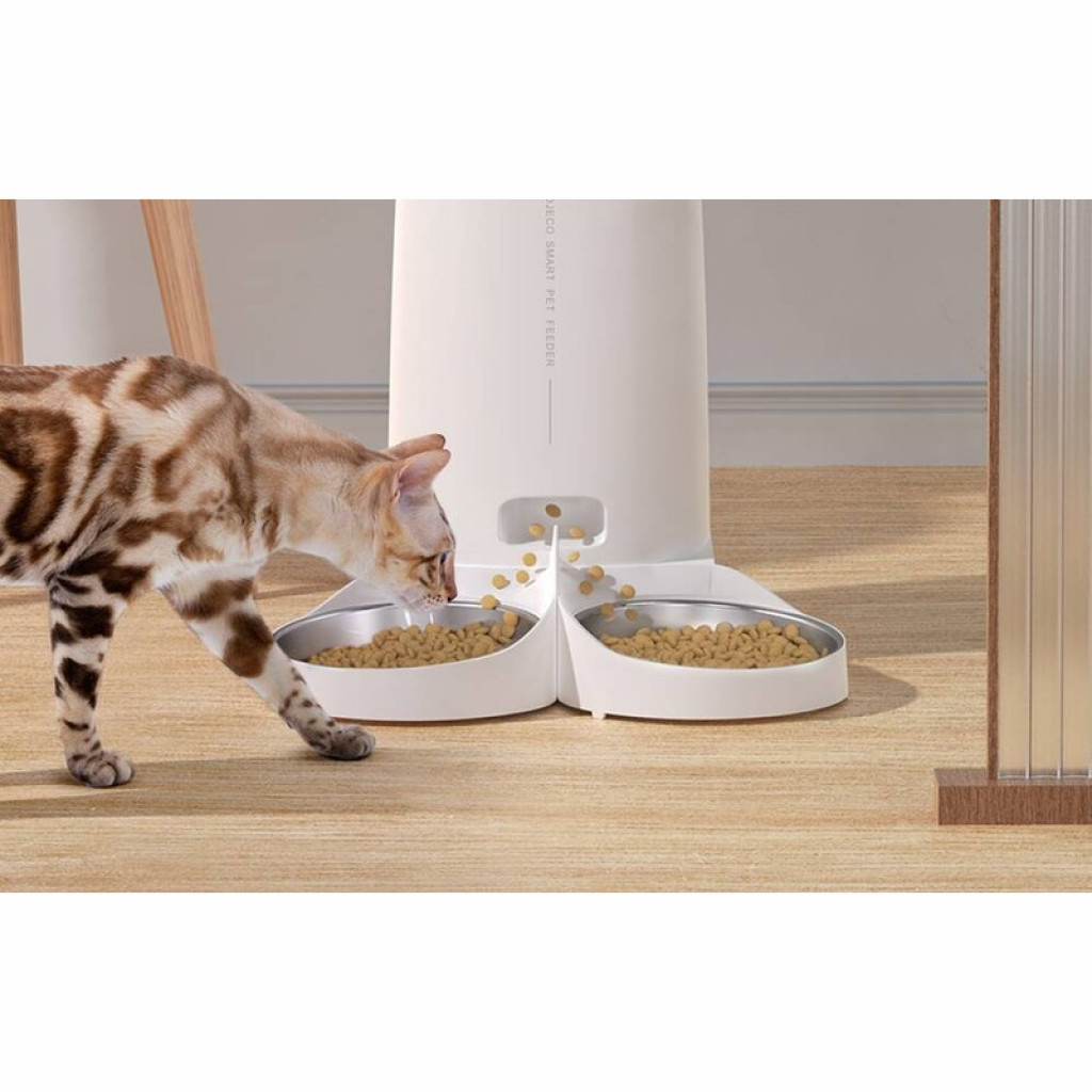 Умная кормушка для животных Xiaomi Rojeco 4L Automatic Pet Feeder WiFi Version Double Bowl (PTM-001 Dual) Умная кормушка для животных Xiaomi Rojeco 4L Automatic Pet Feeder WiFi Version Double Bowl (PTM-001 Dual)