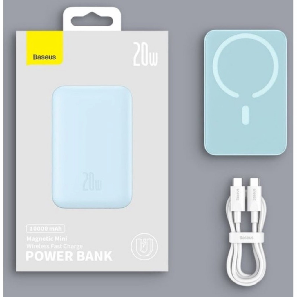 Внешний аккумулятор Baseus Magnetic Portable Charger 10000mAh 20W (P10022100112) Внешний аккумулятор Baseus Magnetic Portable Charger 10000mAh 20W (P10022100112)