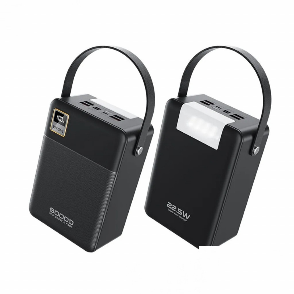 Внешний аккумулятор WEKOME Power Bank 80000mAh 22.5W (WP-78) Внешний аккумулятор WEKOME Power Bank 80000mAh 22.5W (WP-78)