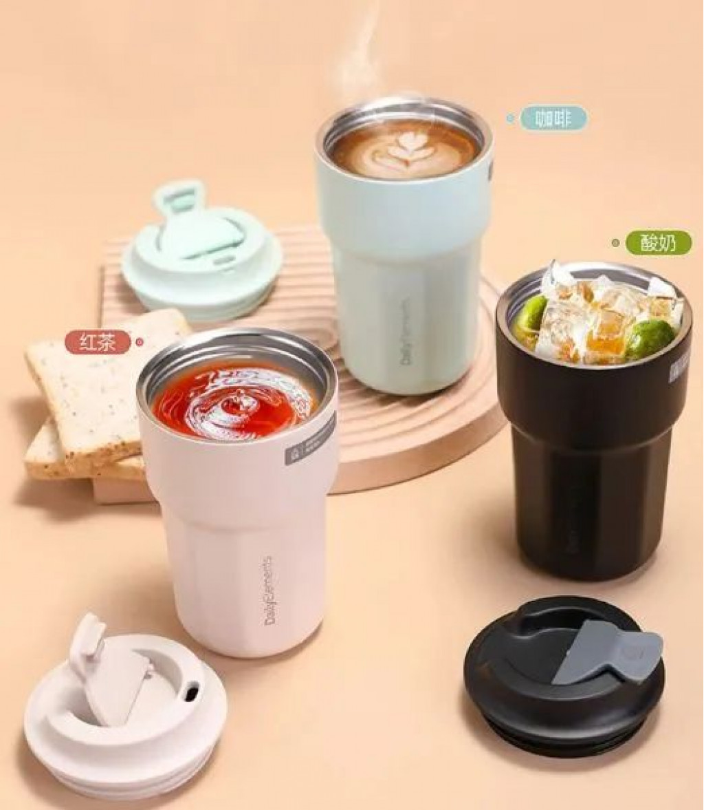 Термокружка Xiaomi Daily Elements Drink Cup Universal Black 420 ml (DE08BH003)