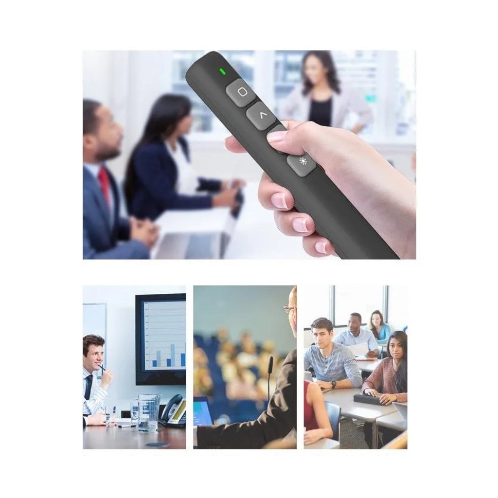 Беспроводная ручка-презентер Wekome Professional Office Laser PPT Flip Pen