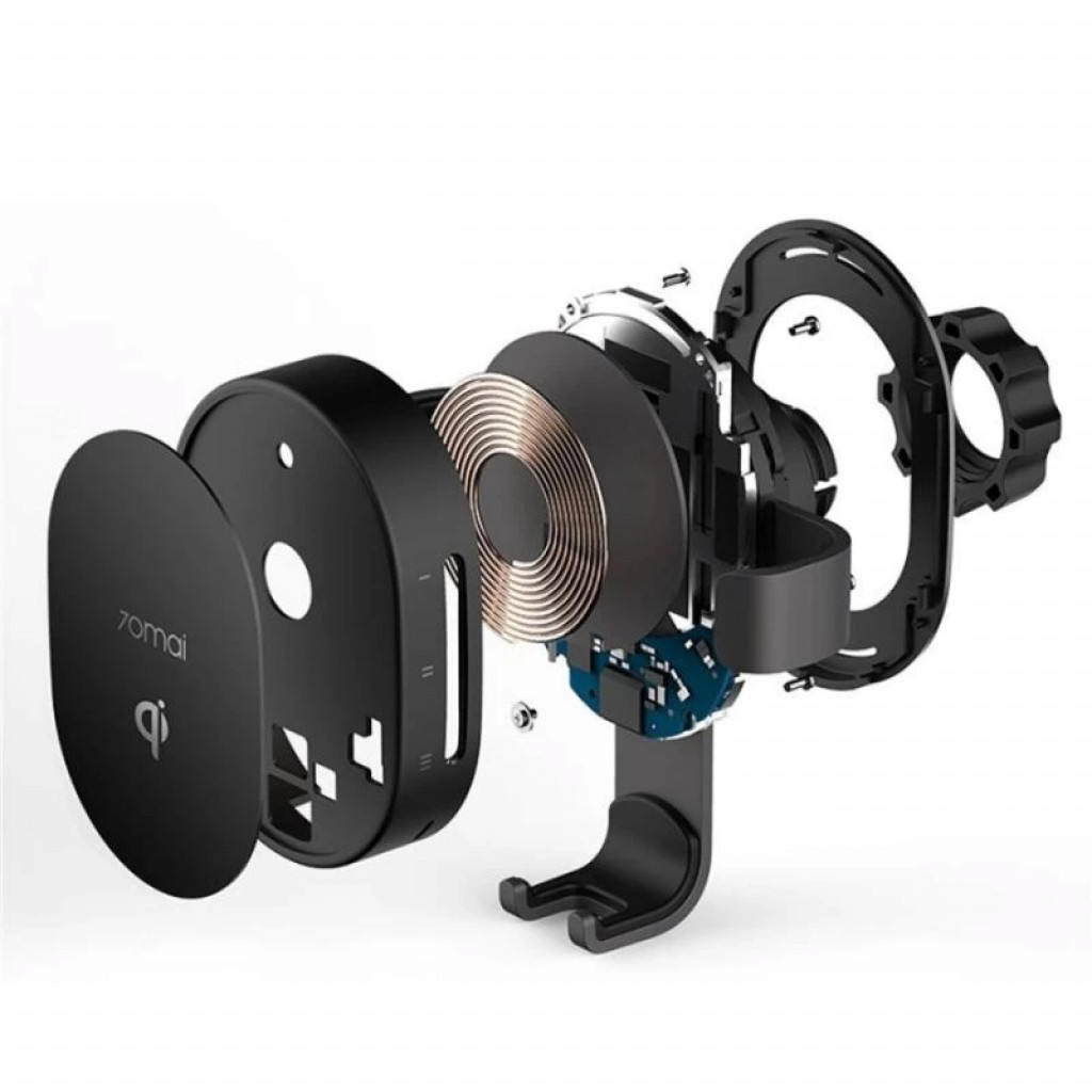 Автомобильный держатель с беспроводной зарядкой Xiaomi 70mai Wiriless Car Charger Mount Midrive PB01 Автомобильный держатель с беспроводной зарядкой Xiaomi 70mai Wiriless Car Charger Mount Midrive PB01