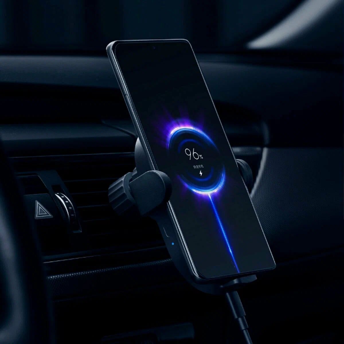 Автомобильный держатель с беспроводной зарядкой Xiaomi Wireless Car Charger  30W (W03ZM)